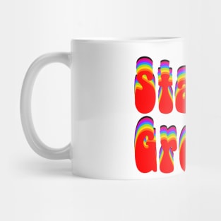 Stayin Groovy Word Mug